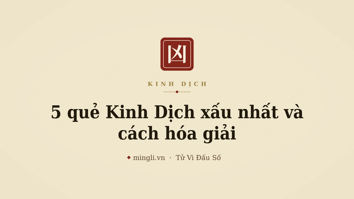 minh hoạ: gieo quẻ / đồng xu / quẻ hung
