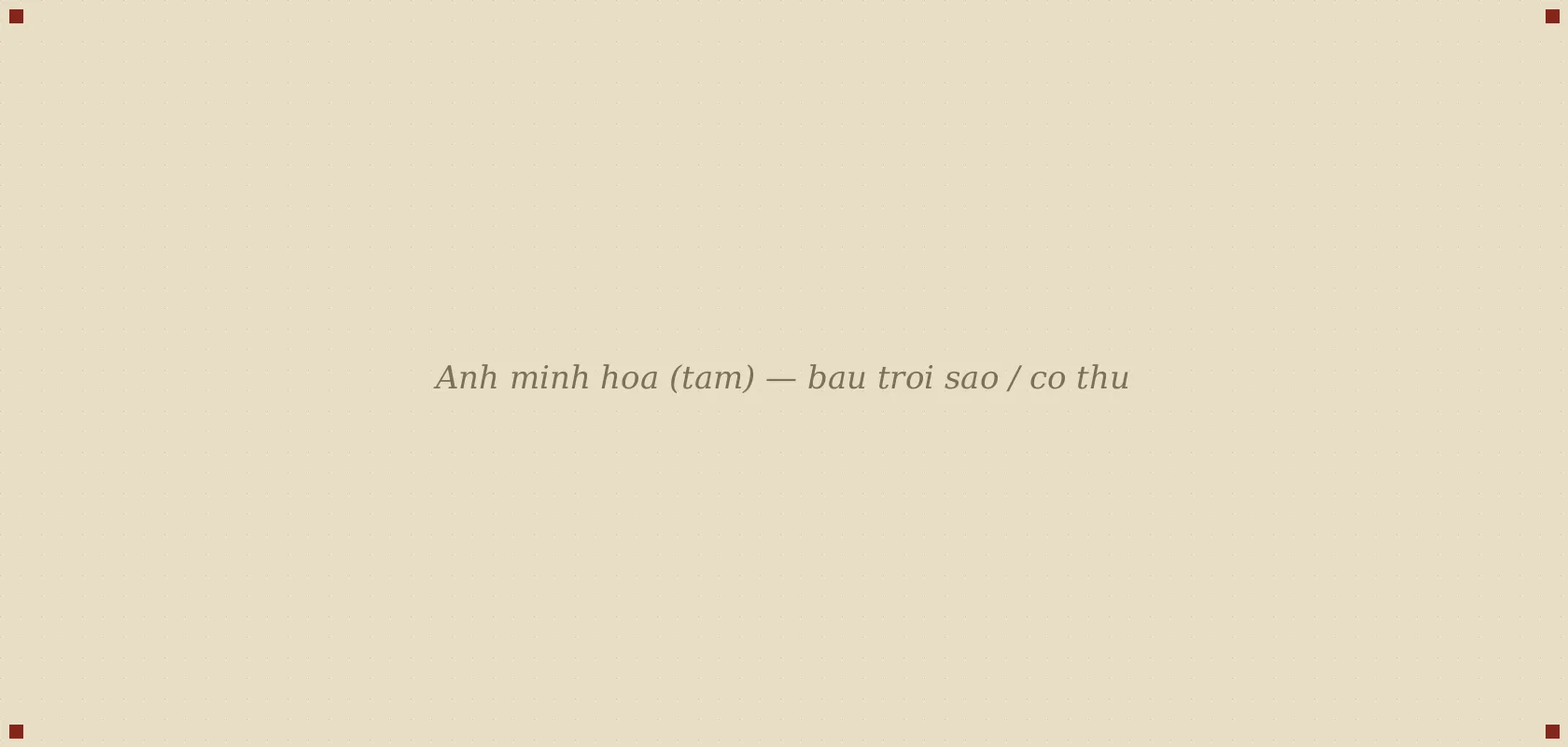 Bầu trời sao đêm và cổ thư lá số tử vi trên nền giấy điệp