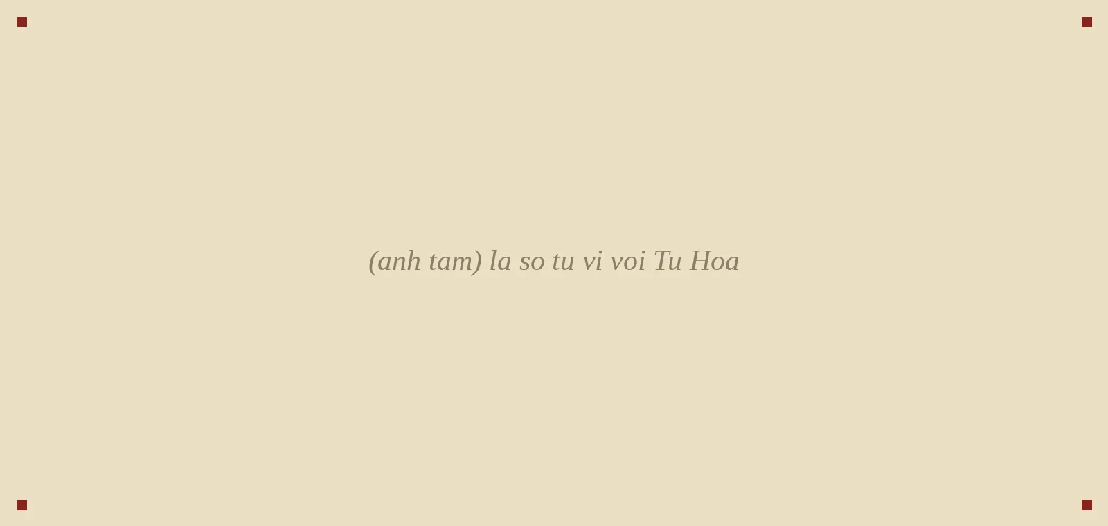 lá số tử vi với Tứ Hóa