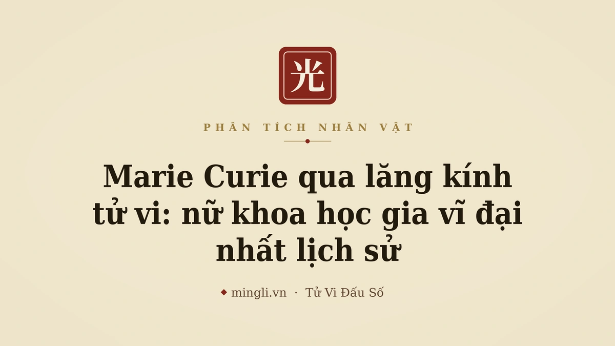 chân dung Marie Curie