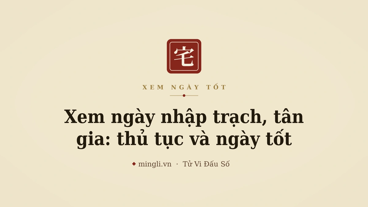 minh hoạ: gia đình dọn về nhà mới